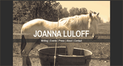 Desktop Screenshot of joannaluloff.com
