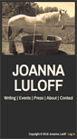 Mobile Screenshot of joannaluloff.com